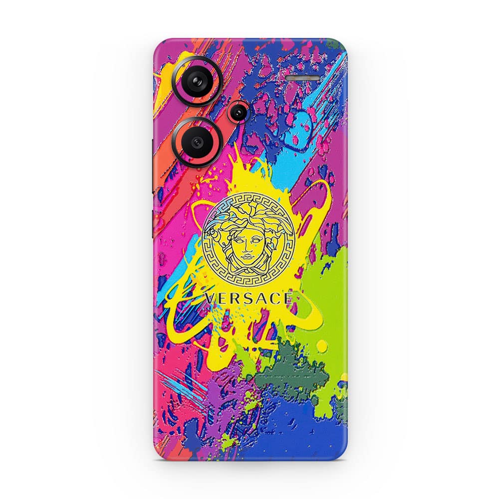 Redmi note 13 pro plus versace colorful 3d skin wrapitskin
