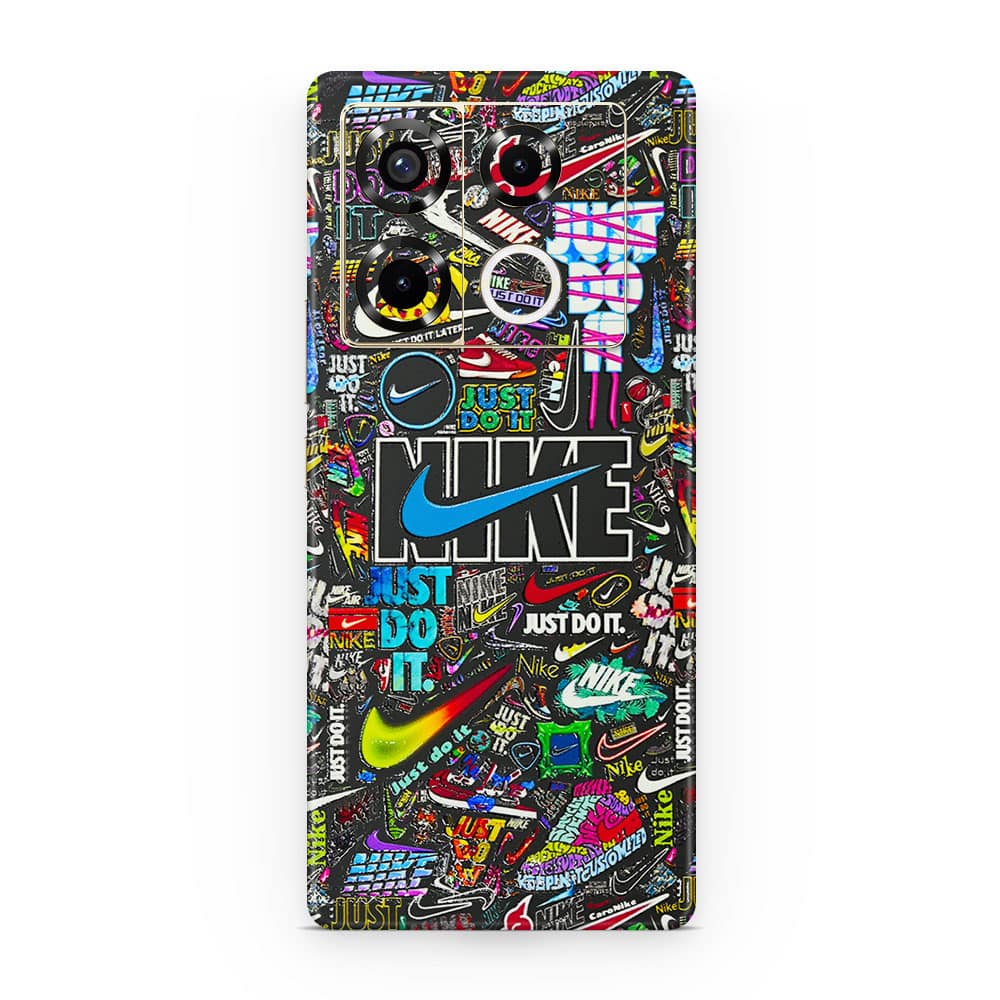 Infinix note 40 pro 5g nike logos 3d skin wrapitskin