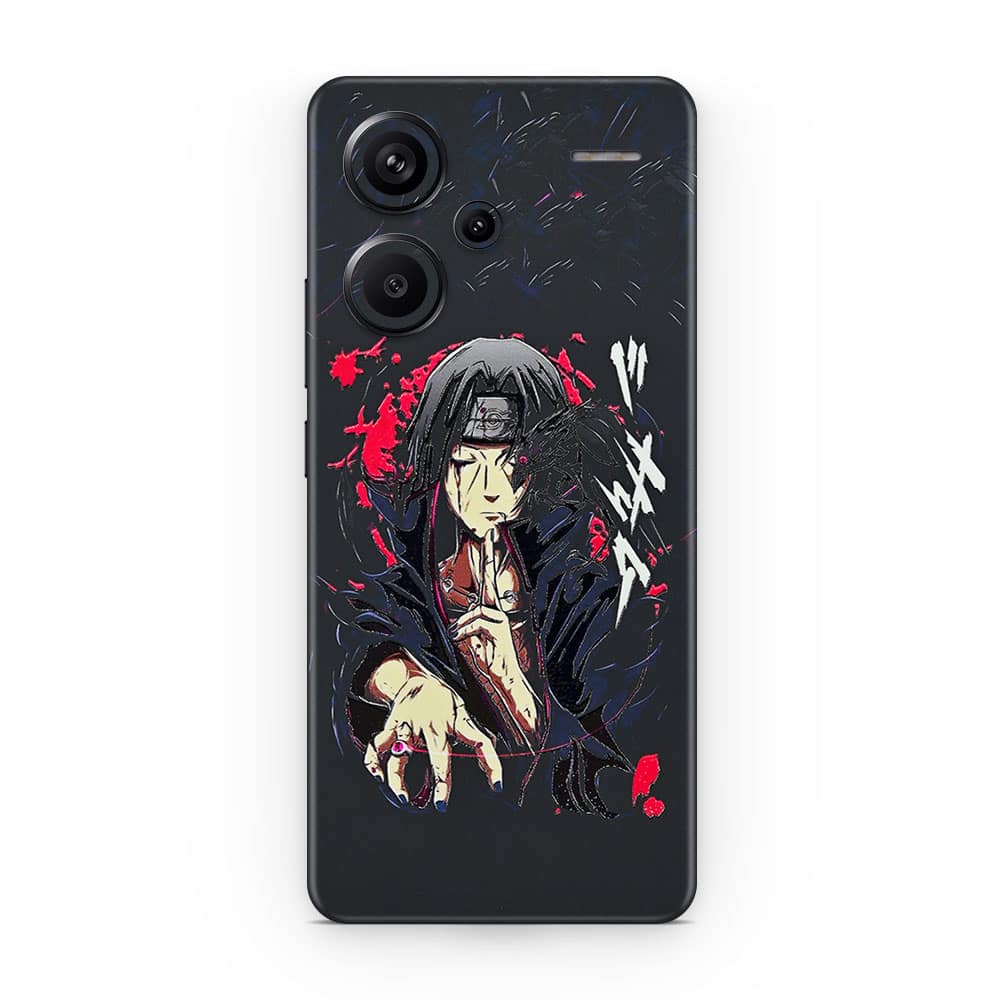 Redmi note 13 pro plus itachi uchiha 3d skin wrapitskin