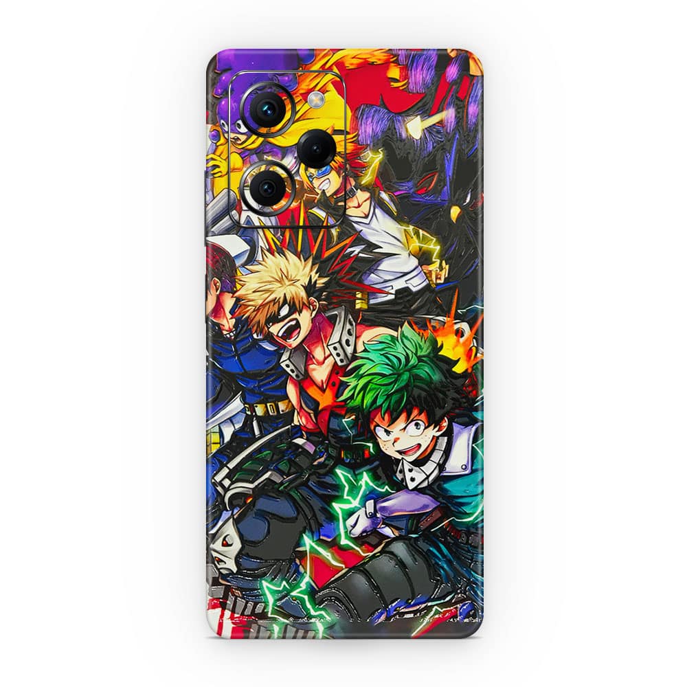 Poco x5 pro my hero 3d skin wrapitskin