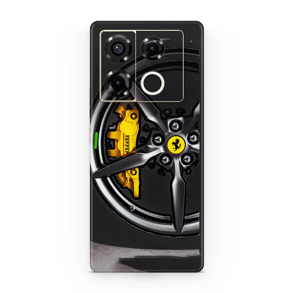 Infinix note 40 pro 5g ferrari rim 3d skin wrapitskin