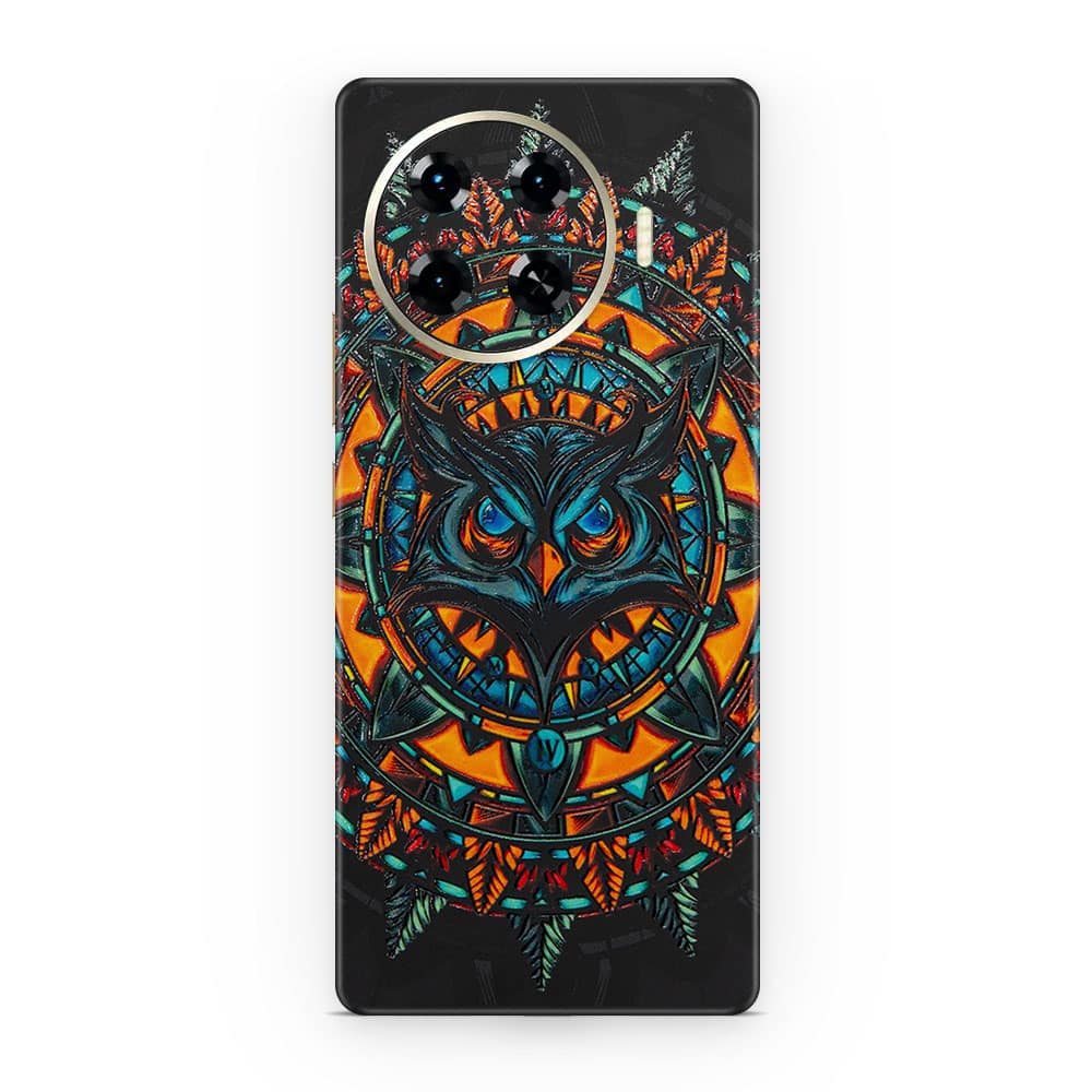 Tecno spark 20 pro plus owl 3d skin wrapitskin