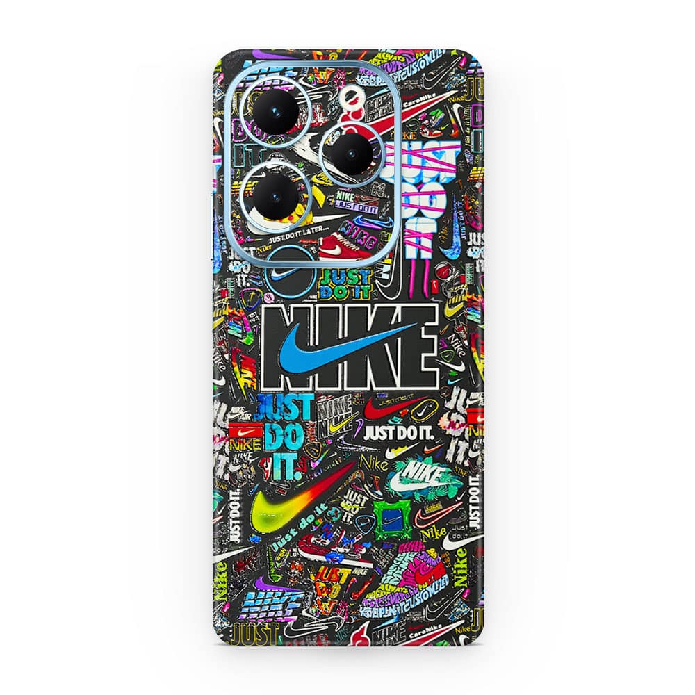 Infinix hot 40 nike logos 3d skin wrapitskin