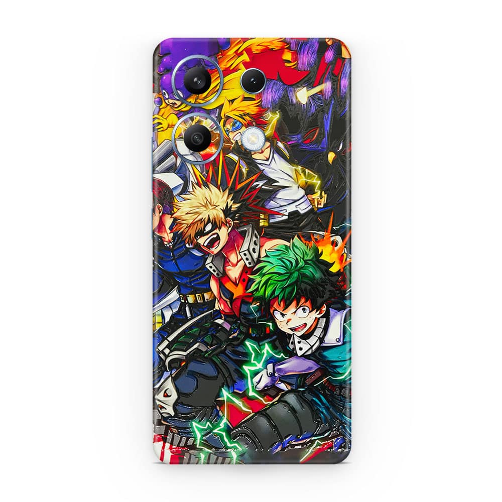 Redmi note 13 4g my hero 3d skin wrapitskin