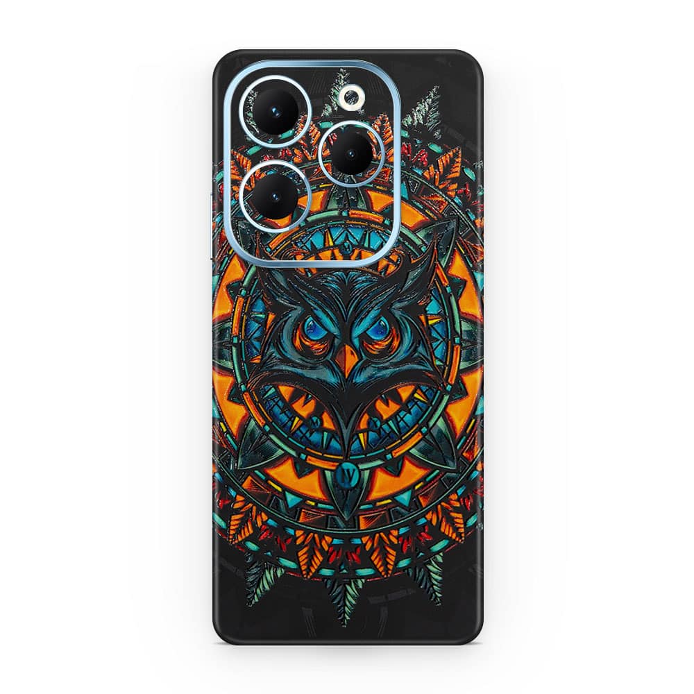 Infinix hot 40 owl 3d skin wrapitskin