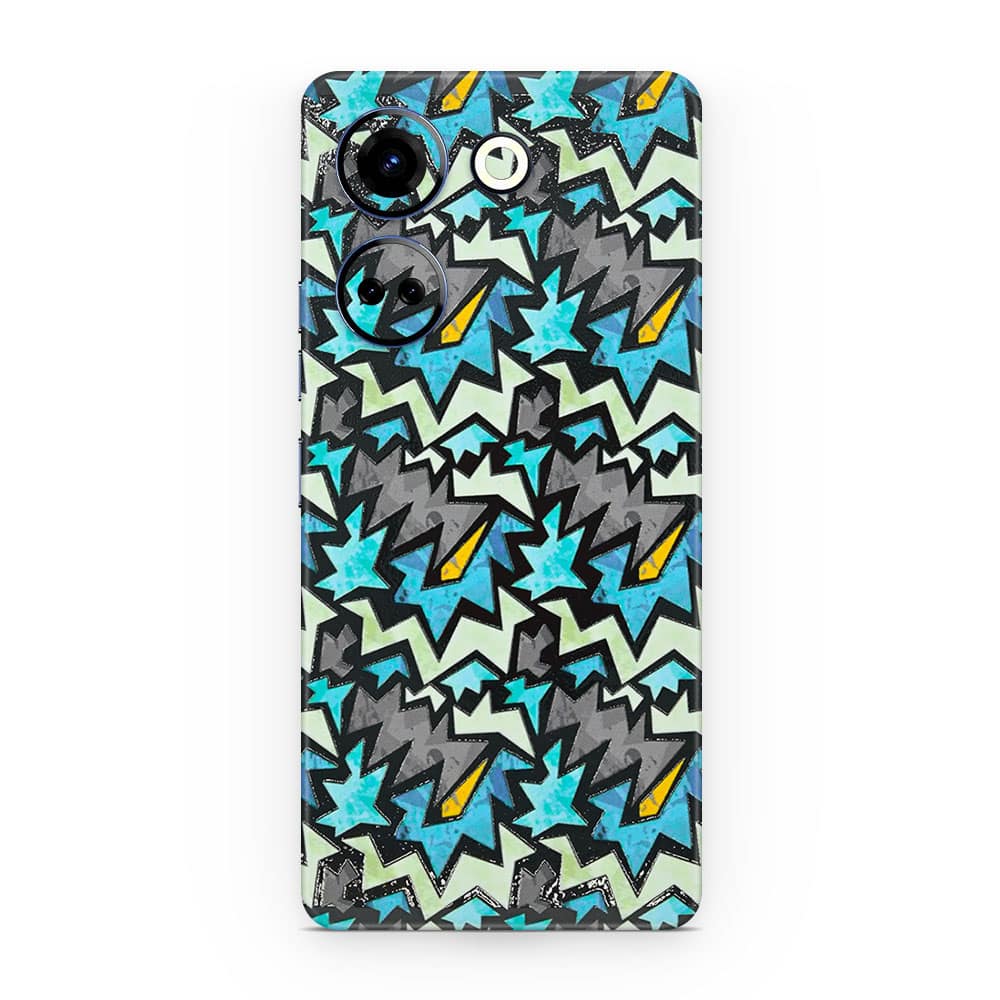 Tecno camon 20 graffiti harmony 3d skin wrapitskin