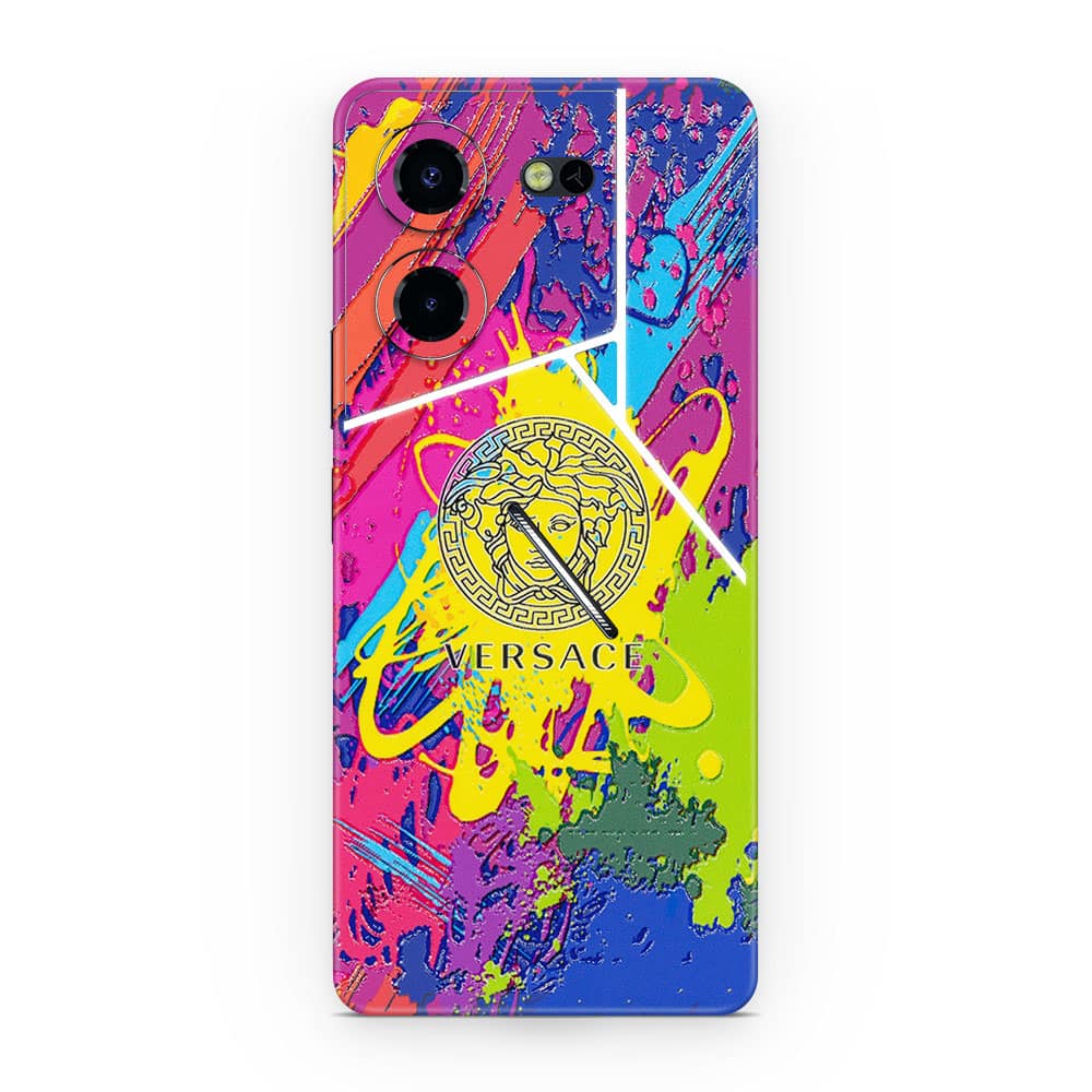 Tecno pova 5 pro 5g versace colorful 3d skin wrapitskin