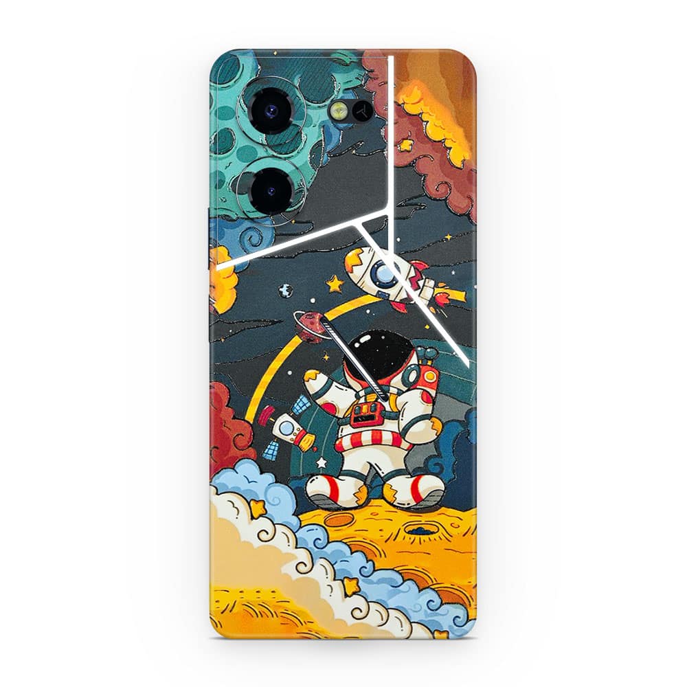 Tecno pova 5 pro 5g flight planet 3d skin wrapitskin