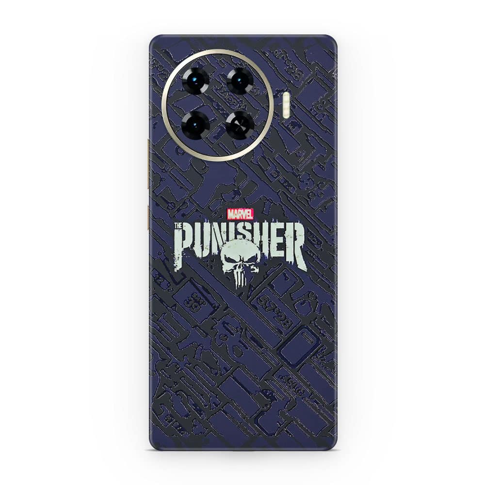 Tecno spark 20 pro plus punisher 3d skin wrapitskin