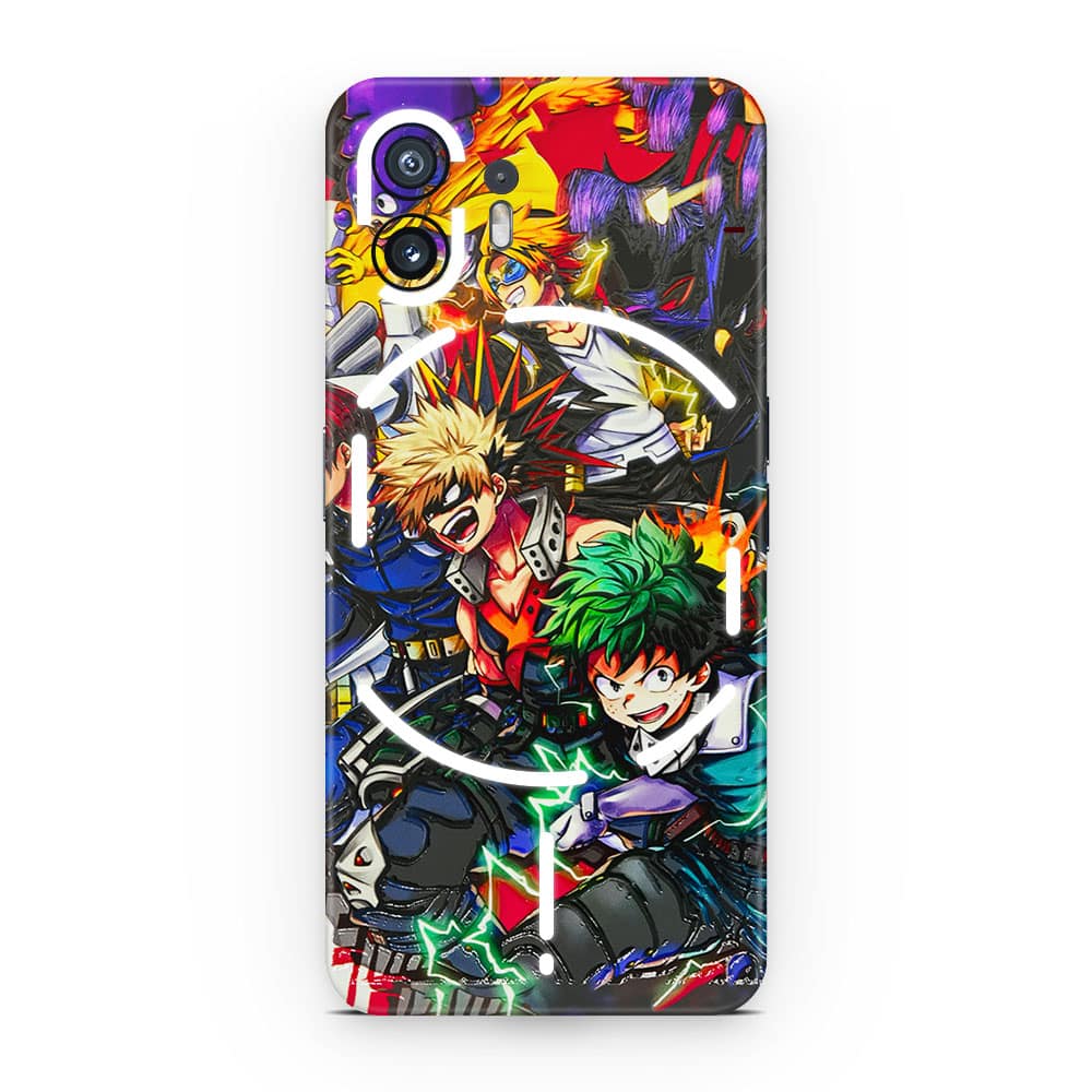 Nothing phone 2 my hero 3d skin wrapitskin