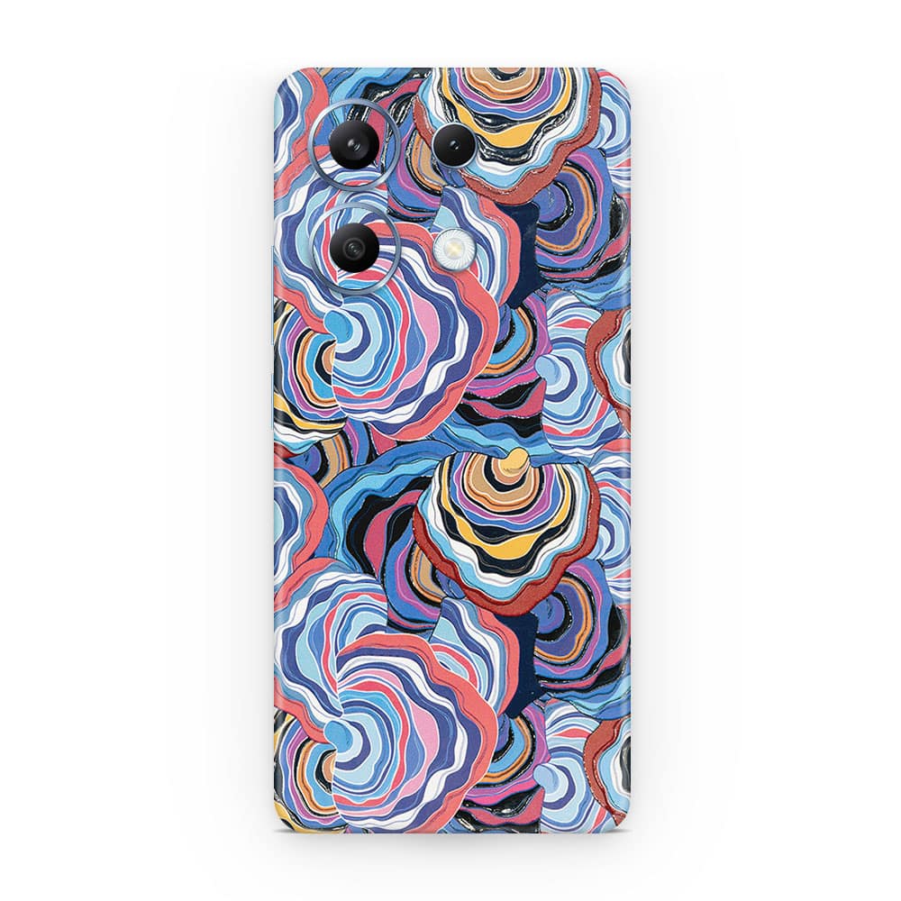 Redmi note 13 4g abstract multicolor 3d skin wrapitskin