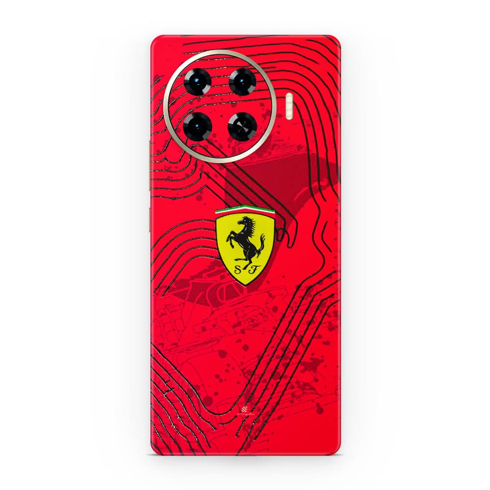 Tecno spark 20 pro plus ferrari's blaze 3d skin wrapitskin