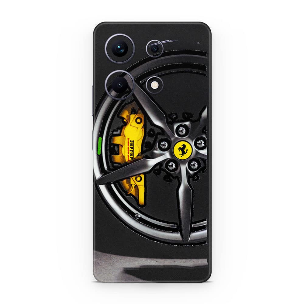 Infinix note 30 ferrari rim 3d skin wrapitskin