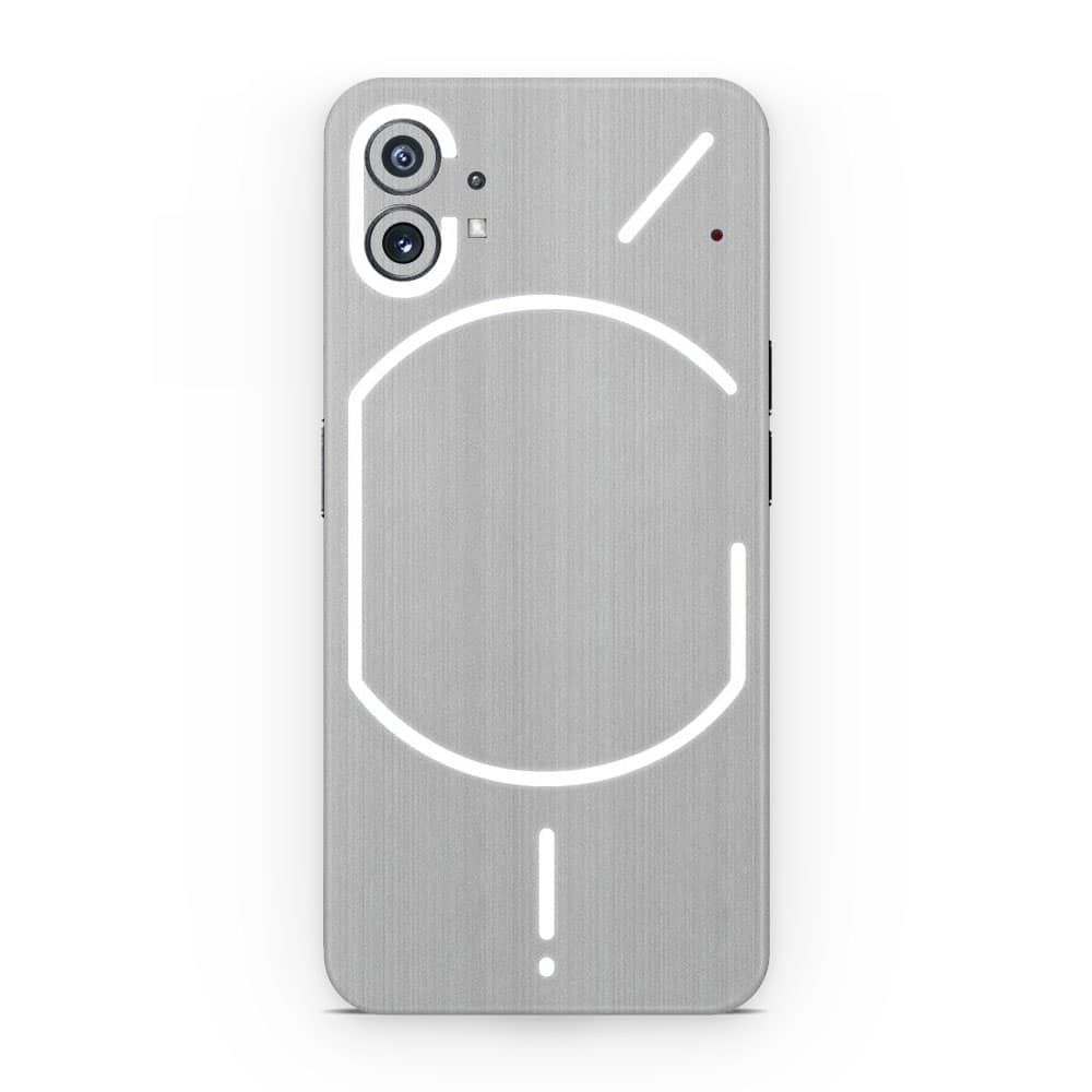 Nothing phone 1 brushed metal skins wrapitskin