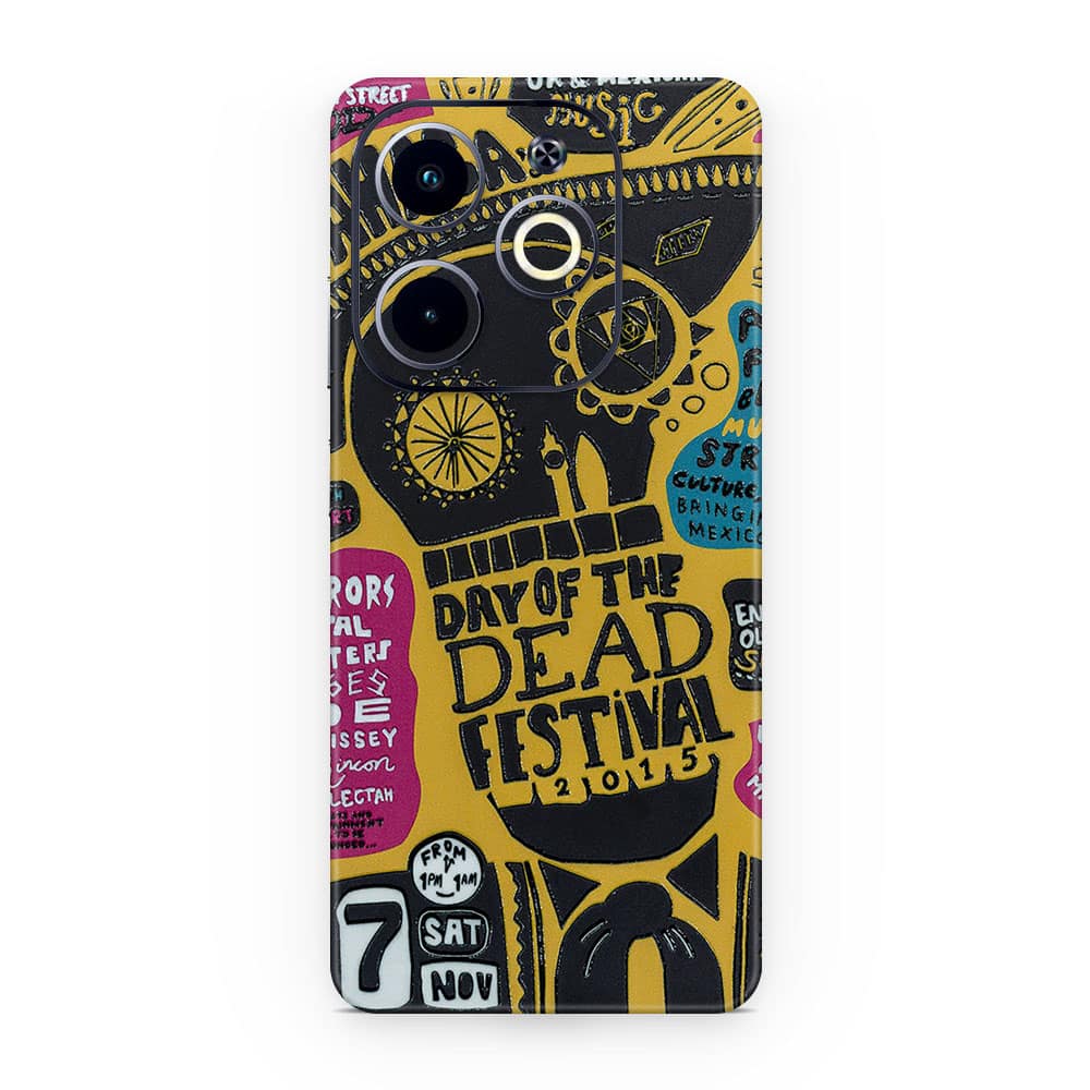 Infinix hot 40i street festival 3d skin wrapitskin