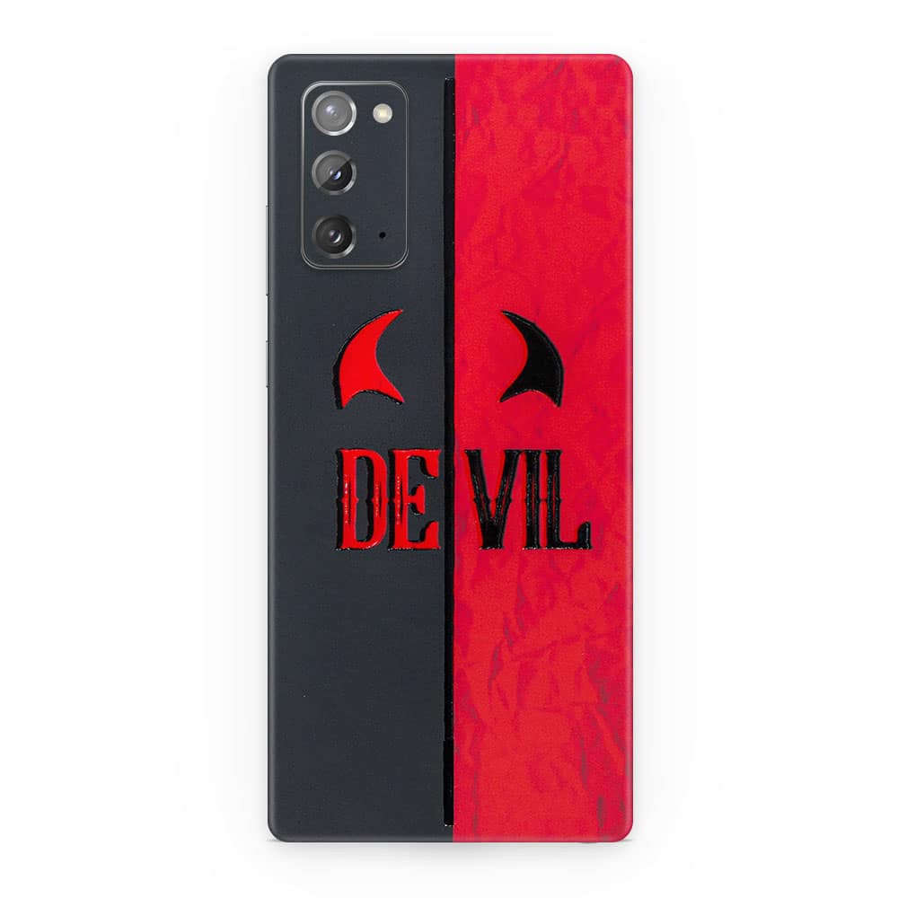 Galaxy note 20 devil 3d skin wrapitskin