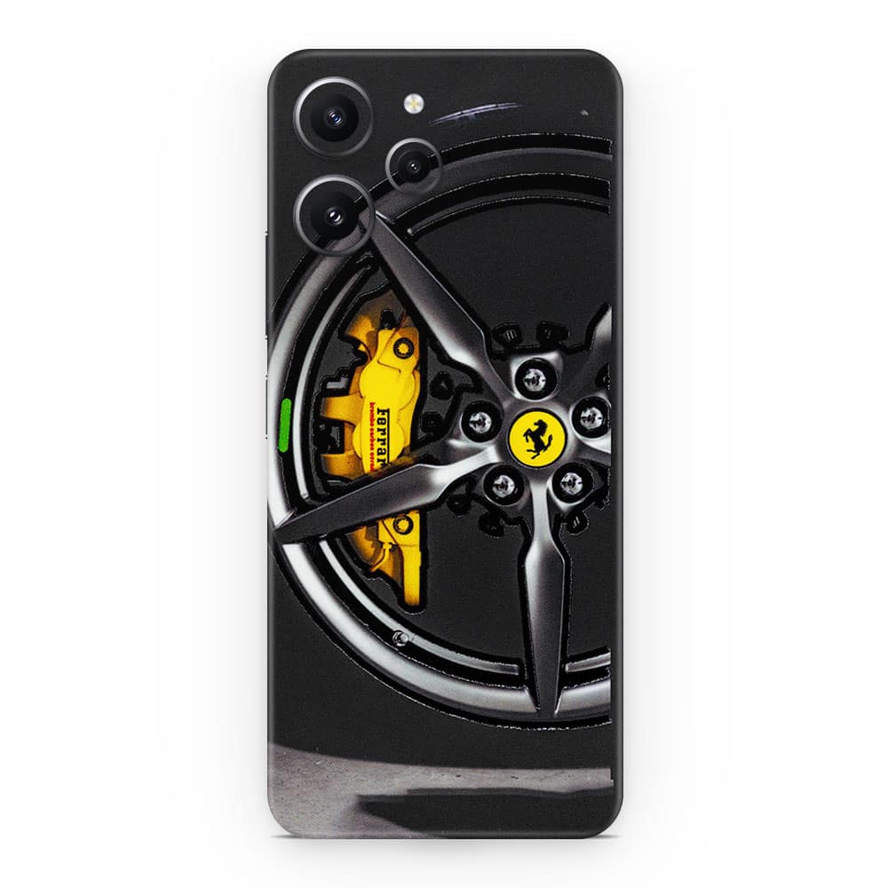 Redmi 12 4g ferrari rim 3d skin wrapitskin