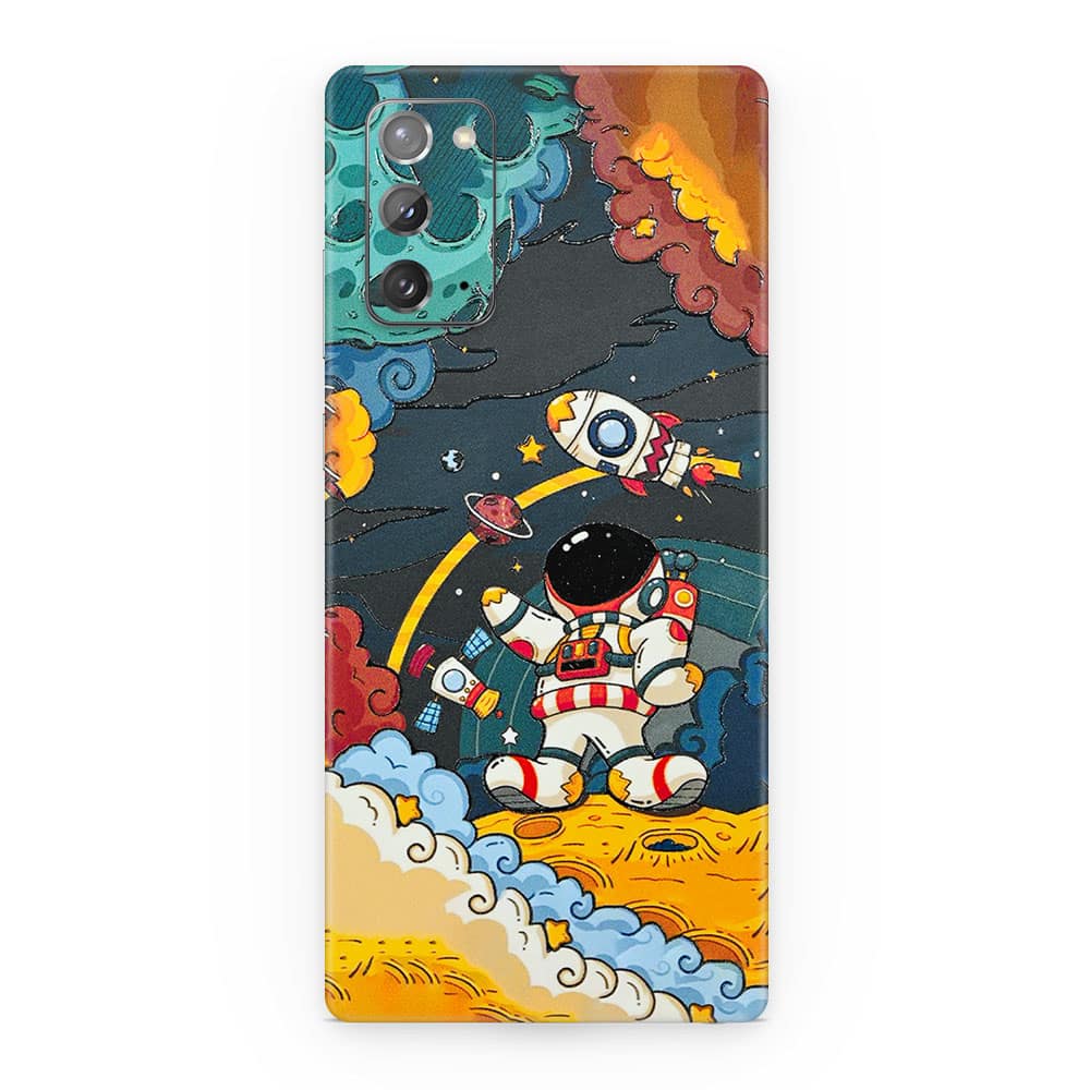 Galaxy note 20 flight planet 3d skin wrapitskin