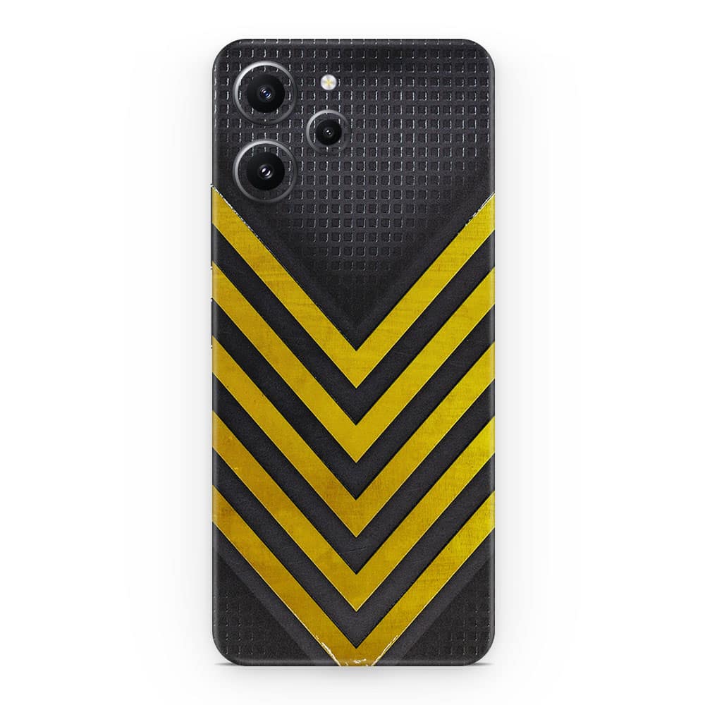 Redmi 12 4g arrows yellow 3d skin wrapitskin
