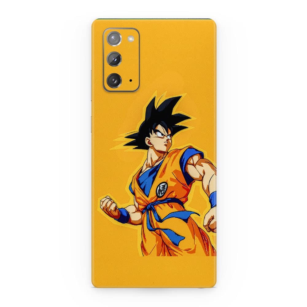 Galaxy note 20 goku yellow 3d skin wrapitskin