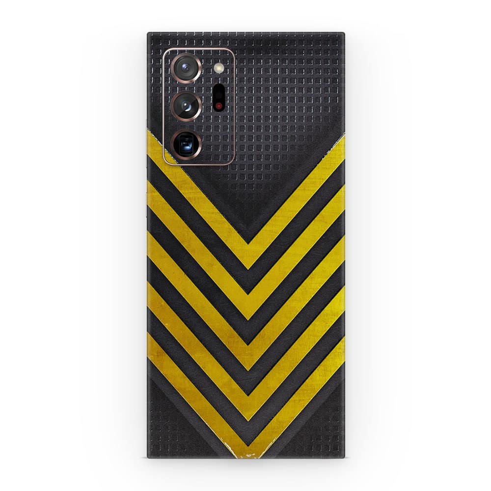 Galaxy note 20 ultra arrows yellow 3d skin wrapitskin