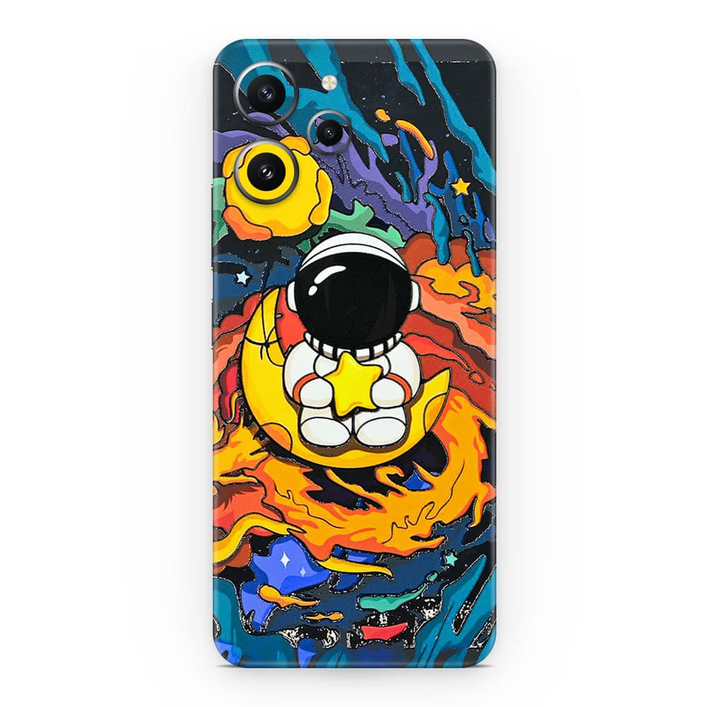 Redmi 12 4g astronaut 3d skin wrapitskin