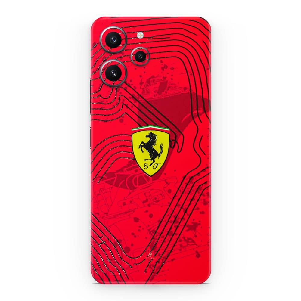Redmi 12 4g ferrari's blaze 3d skin wrapitskin