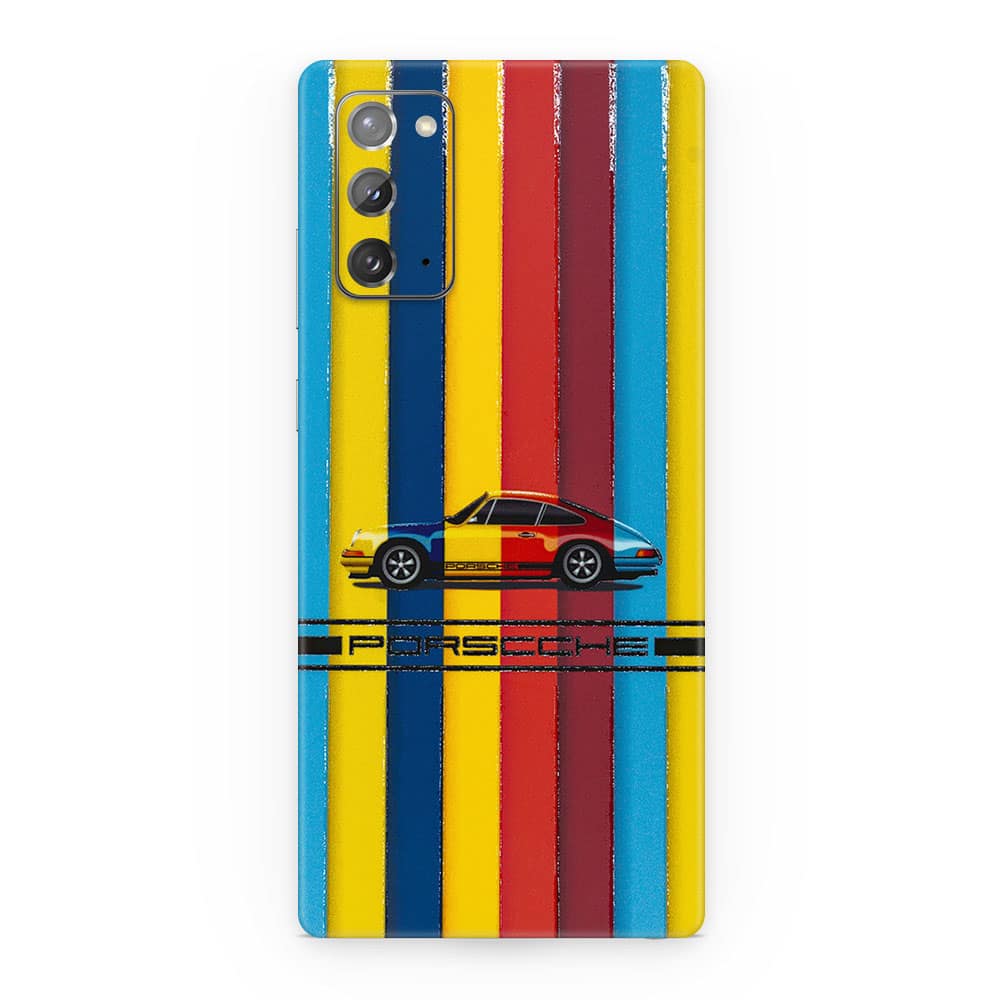 Galaxy note 20 porsche multicolor 3d skin wrapitskin