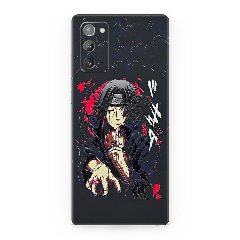 Galaxy note 20 itachi uchiha 3d skin wrapitskin