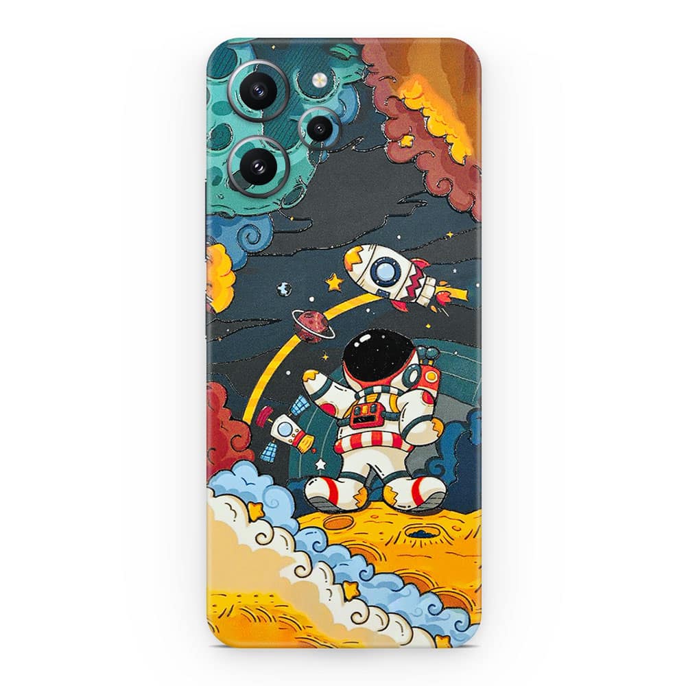 Redmi 12 4g flight planet 3d skin wrapitskin