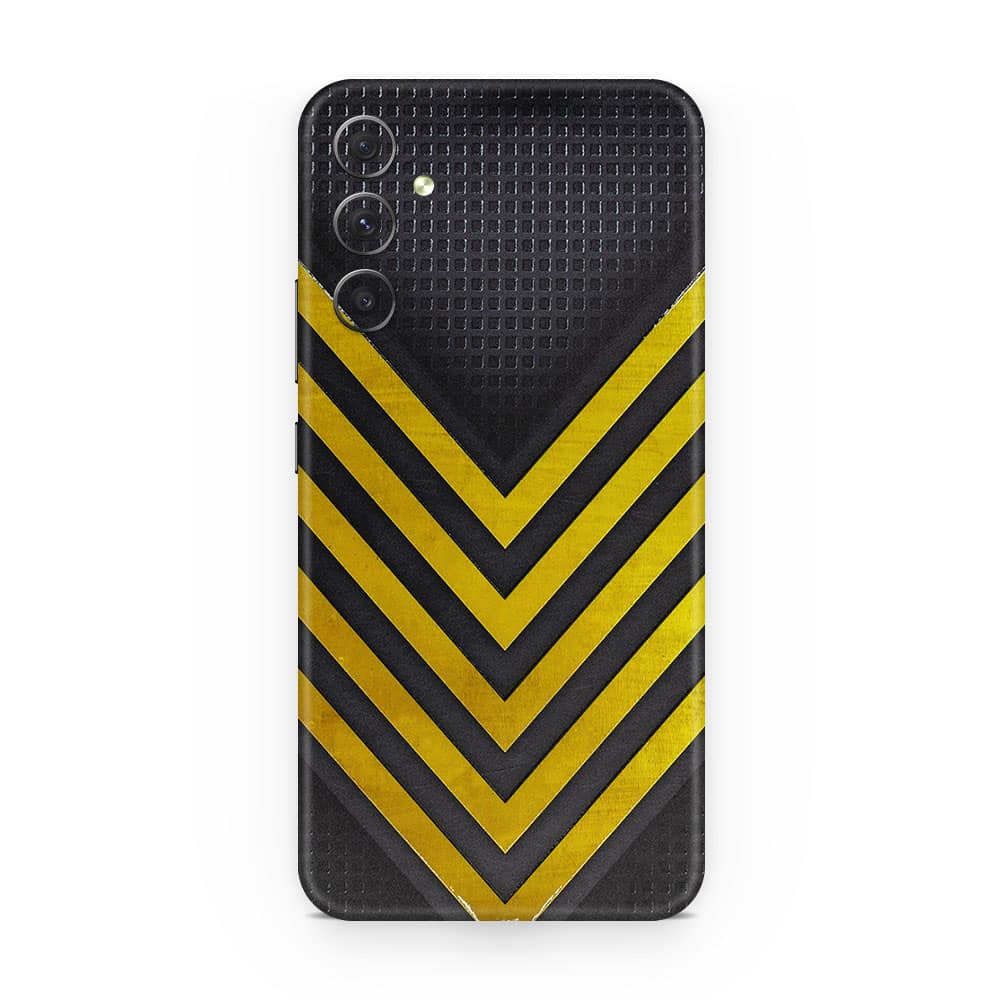 Galaxy a15 arrows yellow 3d skin wrapitskin