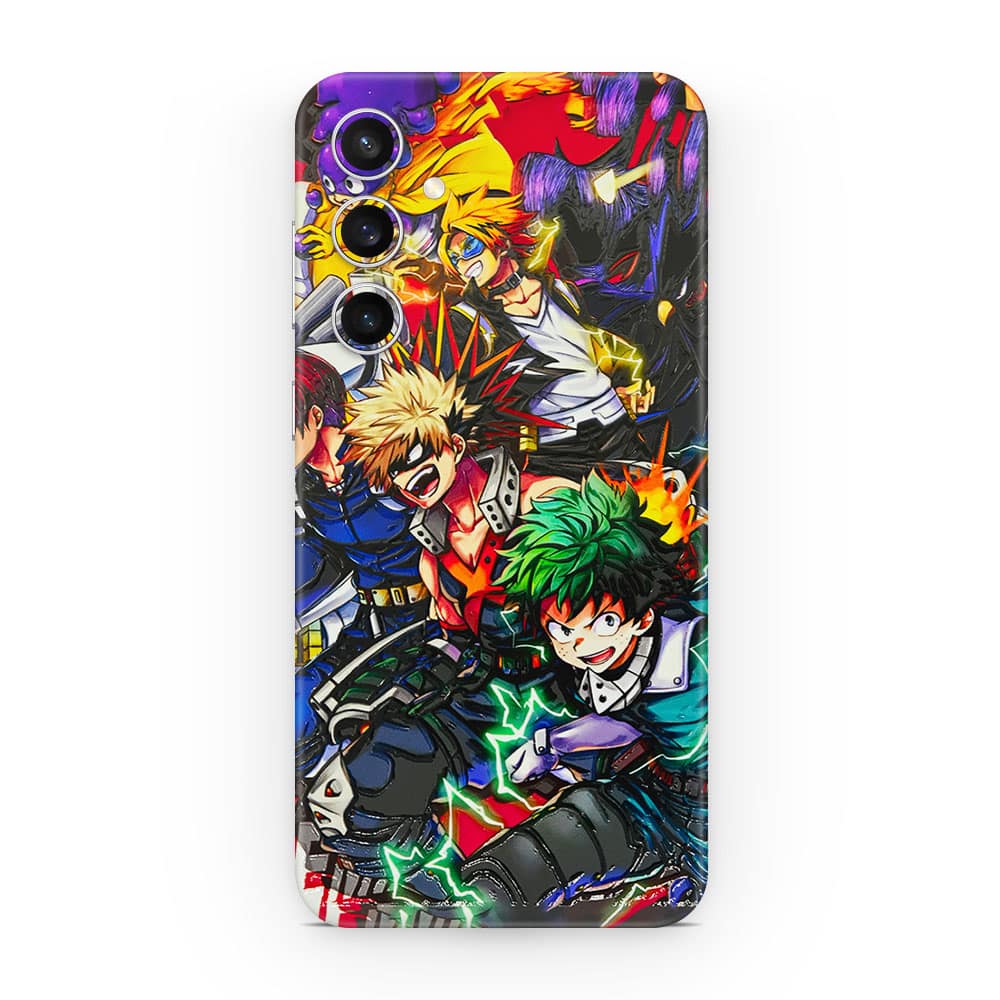 Galaxy s23 fe my hero 3d skin wrapitskin