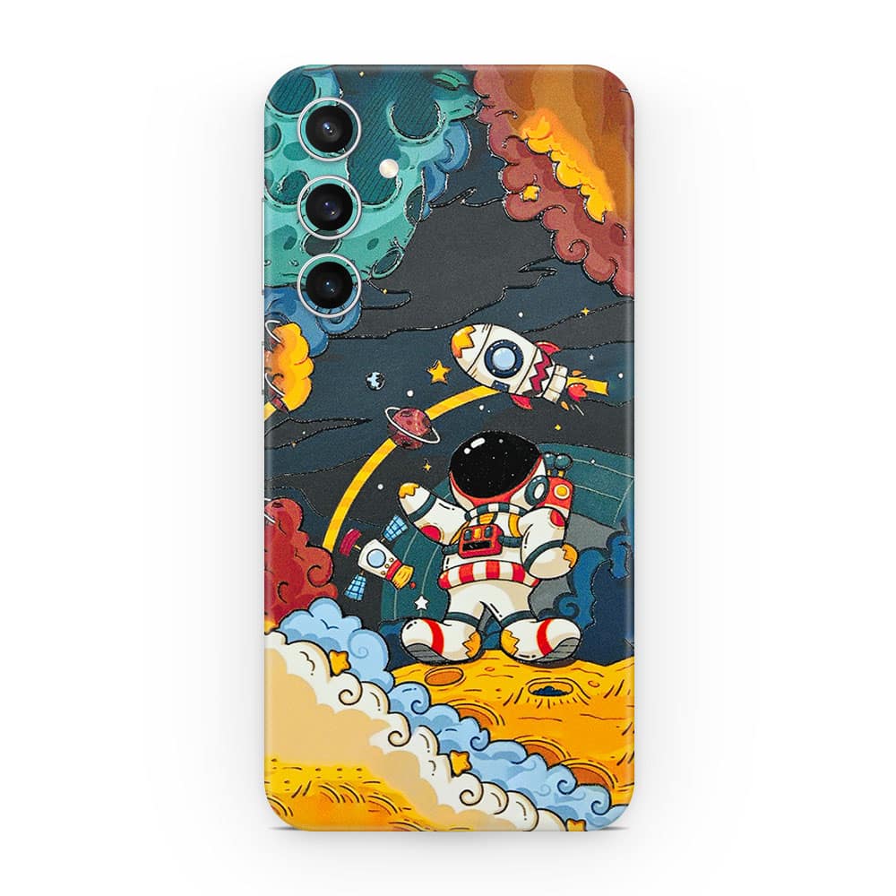 Galaxy s23 fe flight planet 3d skin wrapitskin