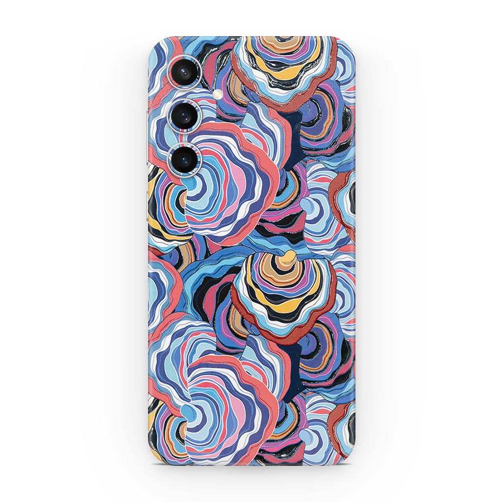 Galaxy s23 fe abstract multicolor 3d skin wrapitskin