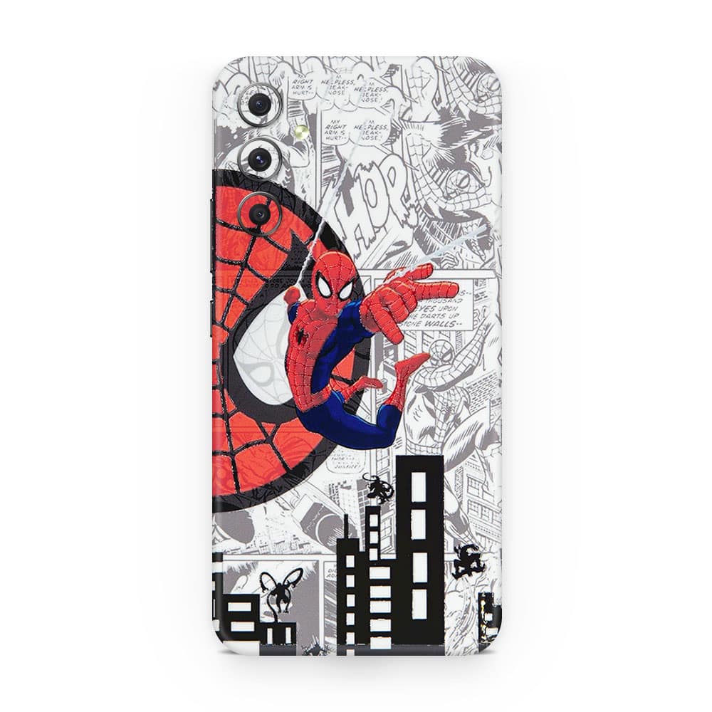 Galaxy a15 spiderman comic 3d skin wrapitskin