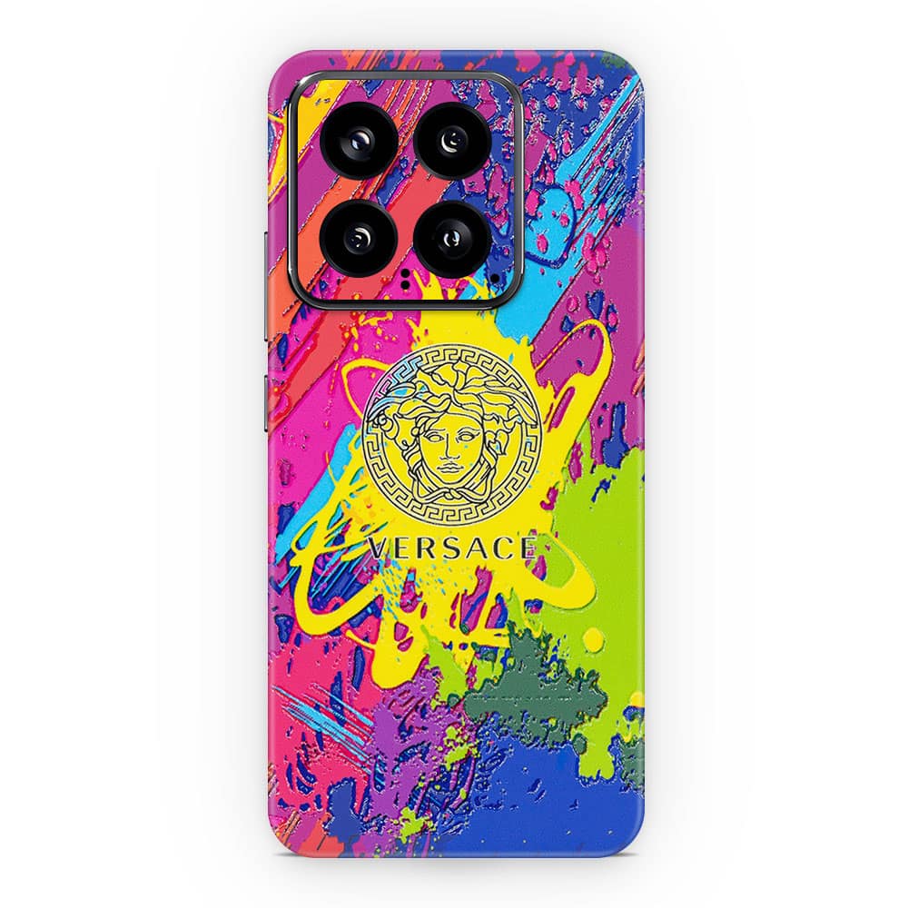 Xiaomi 14 5g versace colorful 3d skin wrapitskin