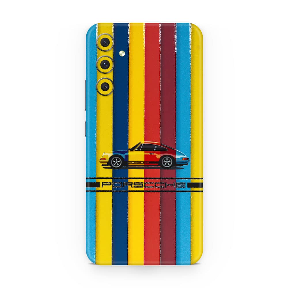 Galaxy a15 porsche multicolor 3d skin wrapitskin