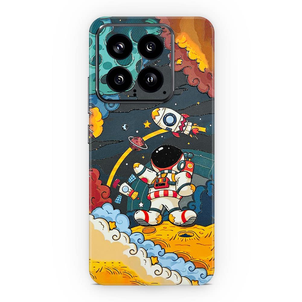Xiaomi 14 5g flight planet 3d skin wrapitskin