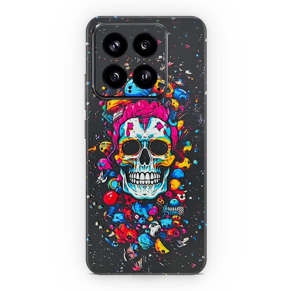 Xiaomi 14 5g skull 3d skin wrapitskin