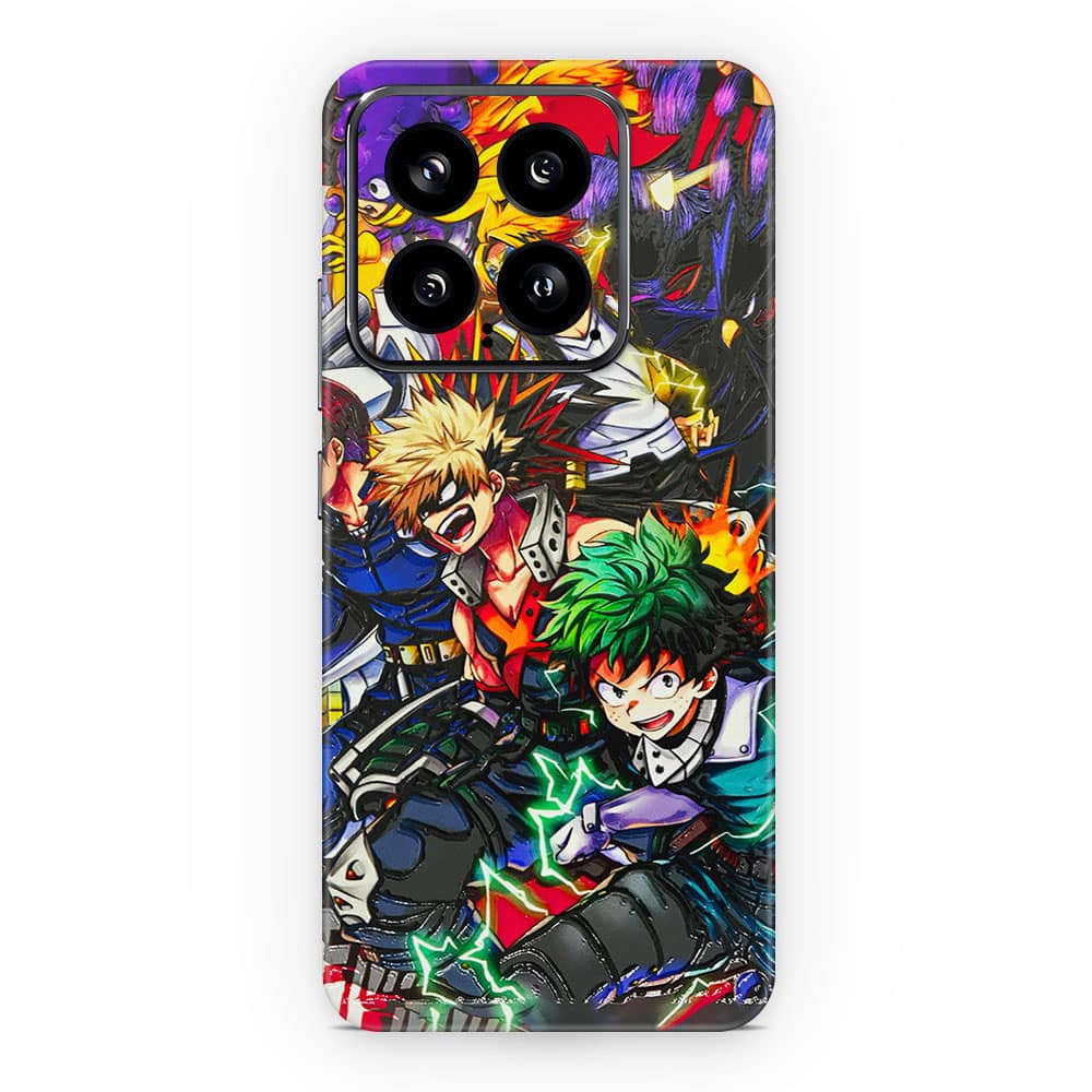 Xiaomi 14 5g my hero 3d skin wrapitskin