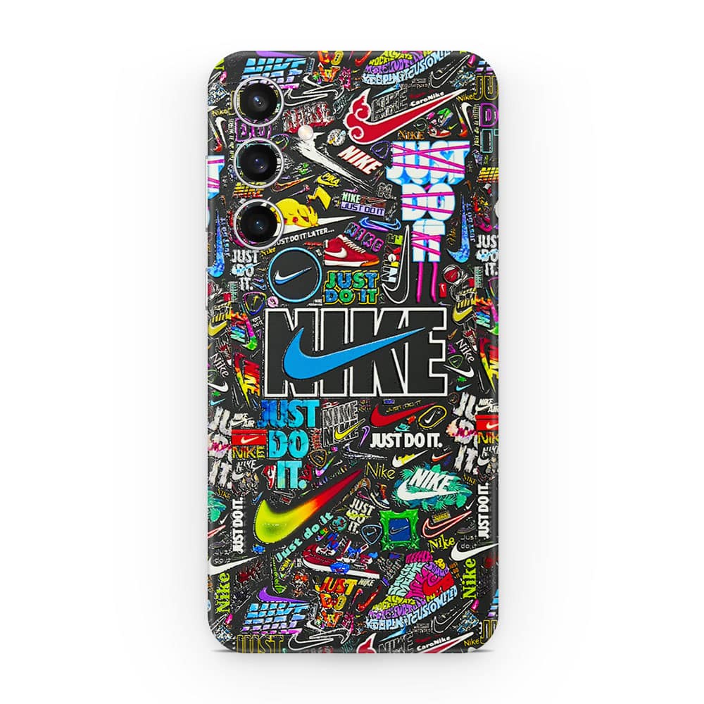 Galaxy s23 fe nike logos 3d skin wrapitskin
