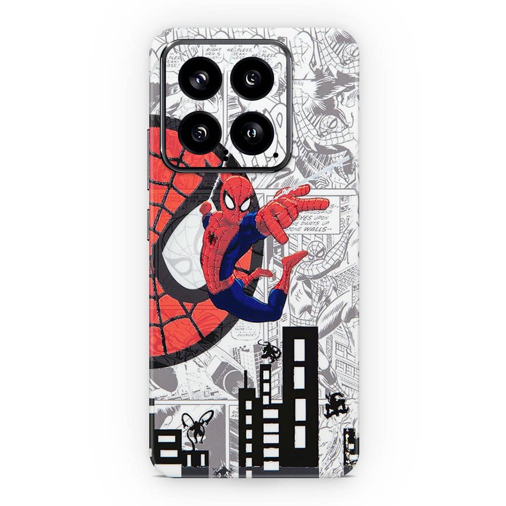 Xiaomi 14 5g spiderman comic 3d skin wrapitskin