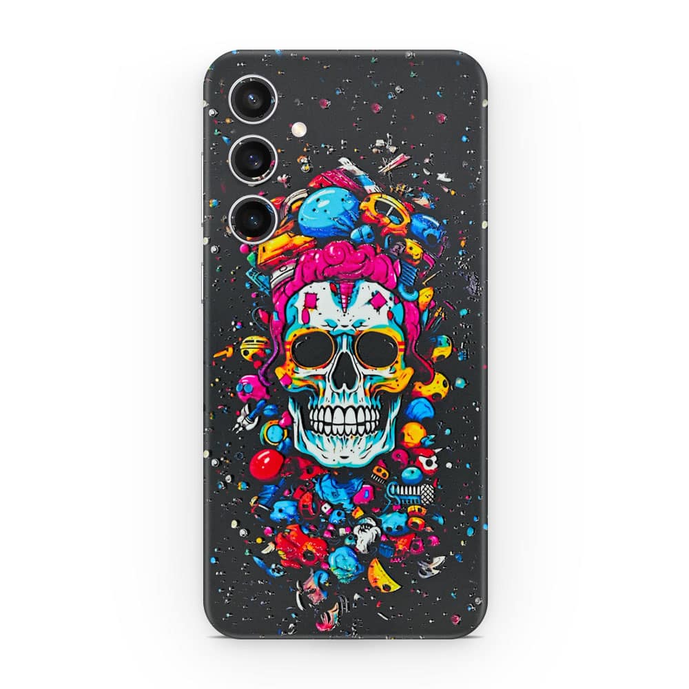 Galaxy s23 fe skull 3d skin wrapitskin