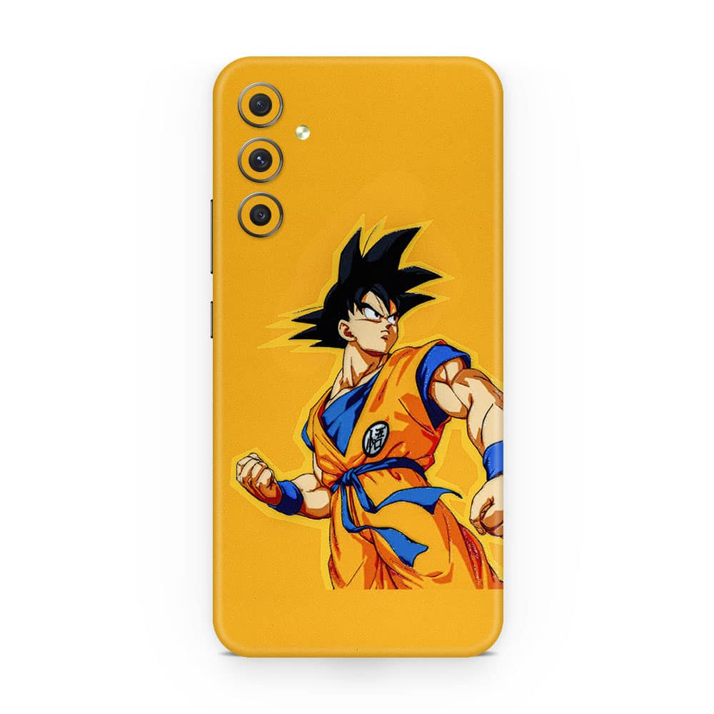 Galaxy a15 goku yellow 3d skin wrapitskin