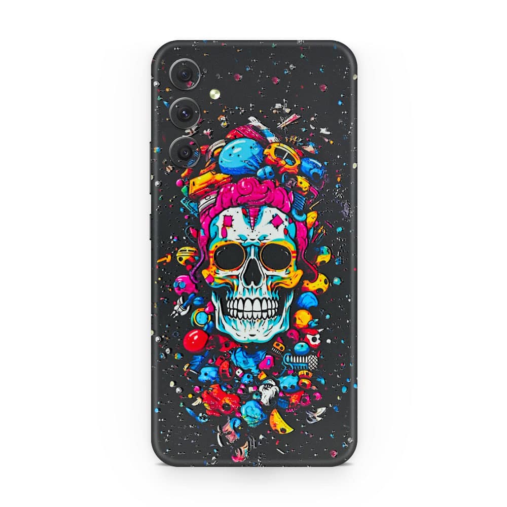 Galaxy a15 skull 3d skin wrapitskin