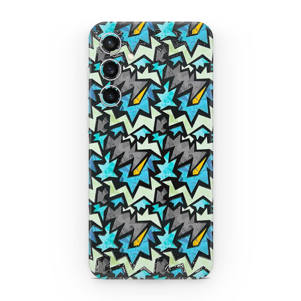 Galaxy s23 fe graffiti harmony 3d skin wrapitskin
