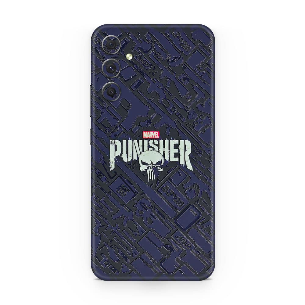 Galaxy a15 punisher 3d skin wrapitskin