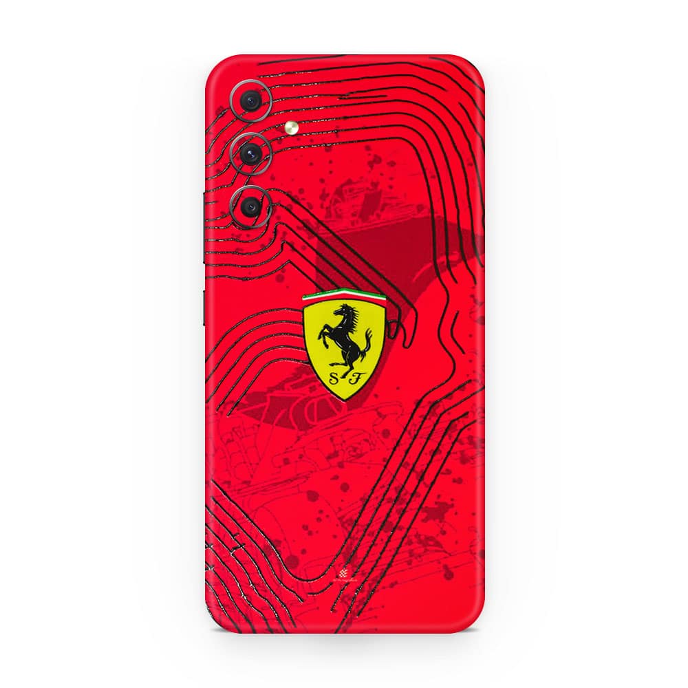 Galaxy a15 ferrari's blaze 3d skin wrapitskin