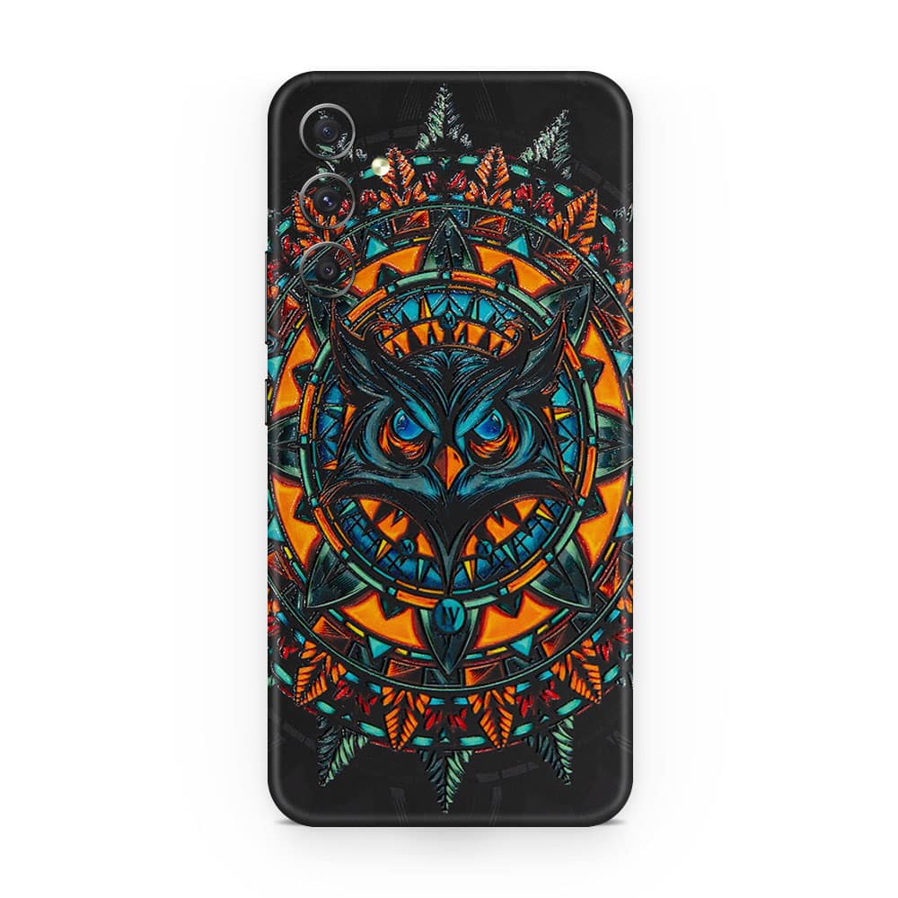 Galaxy a15 owl 3d skin wrapitskin