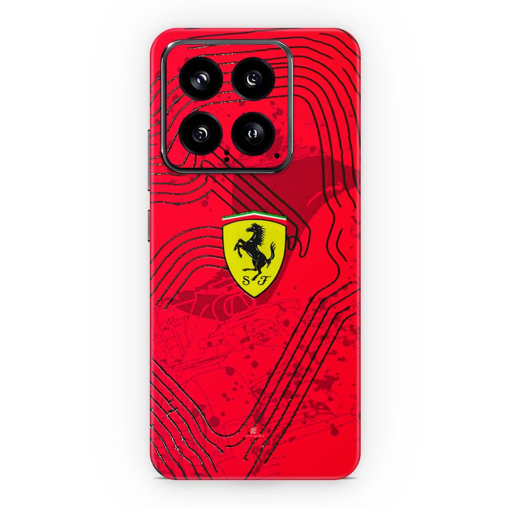 Xiaomi 14 5g ferrari's blaze 3d skin wrapitskin
